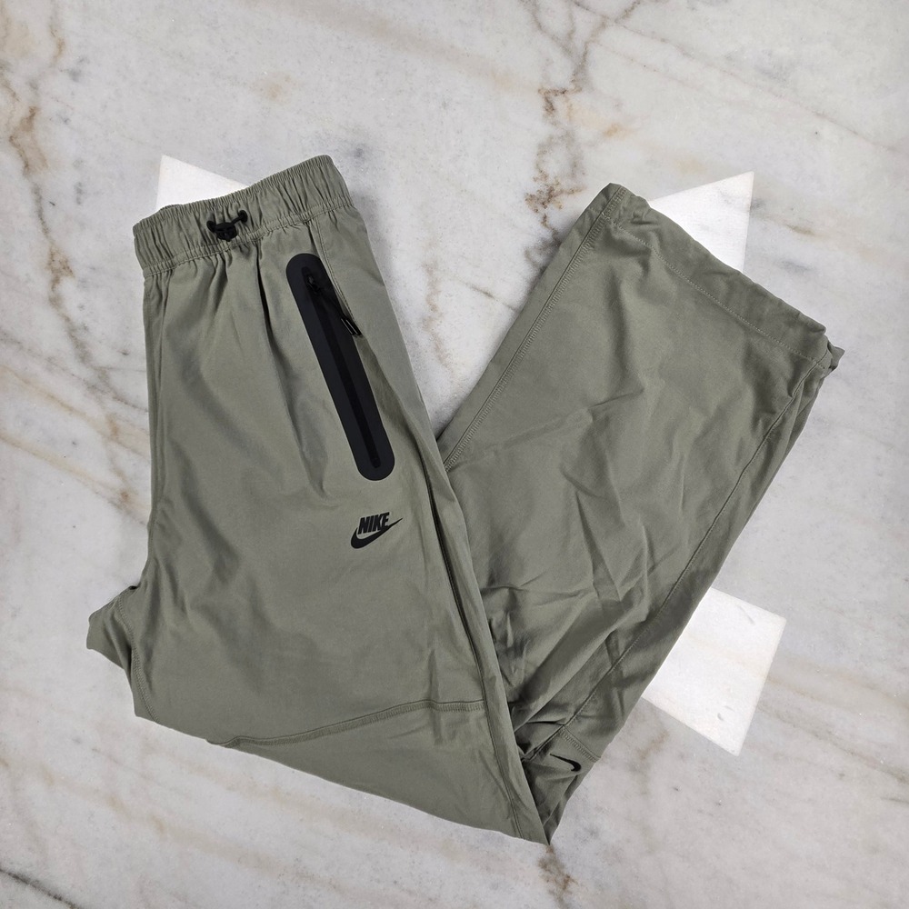 Nike Tech Woven Oversized Pants Mens Small Olive Green Techwear Gorpcore Utility